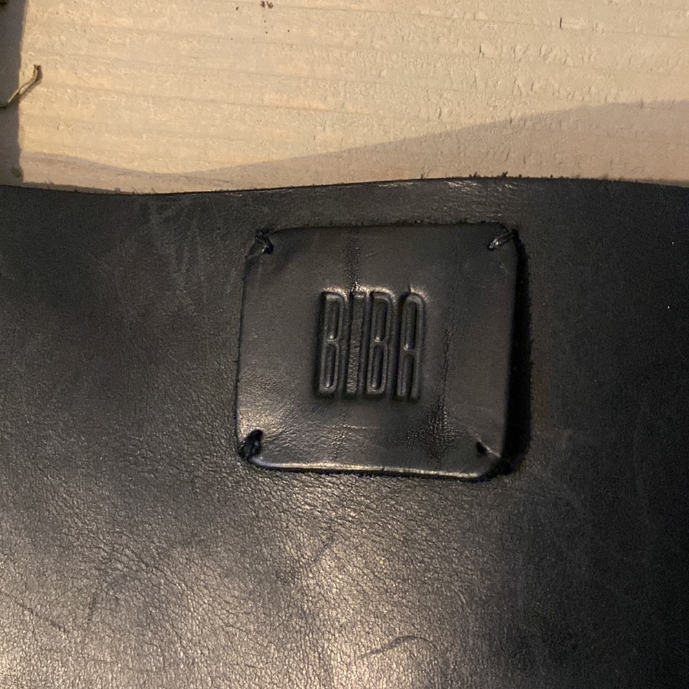 Biba Black Leather Tote - Picture 2 of 11